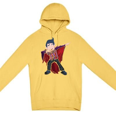 Dabbing Halloween Vampire Halloween Trick Or Treat Gift Premium Pullover Hoodie