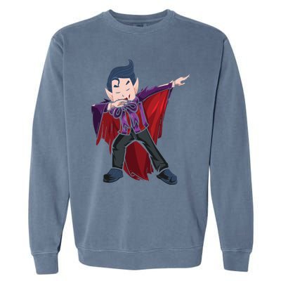 Dabbing Halloween Vampire Halloween Trick Or Treat Gift Garment-Dyed Sweatshirt