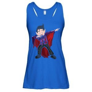 Dabbing Halloween Vampire Halloween Trick Or Treat Gift Ladies Essential Flowy Tank