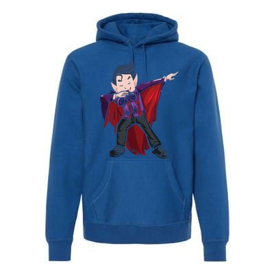 Dabbing Halloween Vampire Halloween Trick Or Treat Gift Premium Hoodie