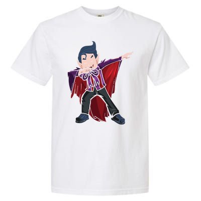 Dabbing Halloween Vampire Halloween Trick Or Treat Gift Garment-Dyed Heavyweight T-Shirt