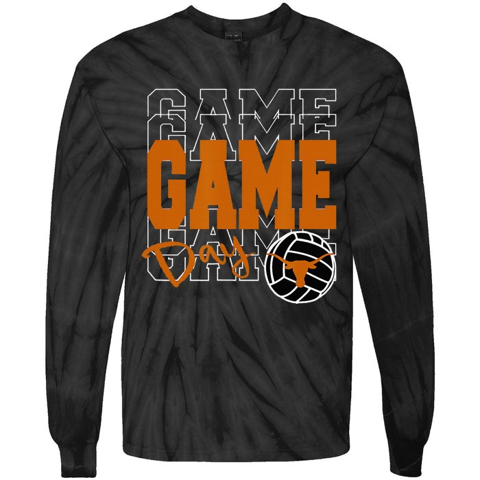 DOBIE HS VOLLEYBALL GAME DAY APPAREL Tie-Dye Long Sleeve Shirt