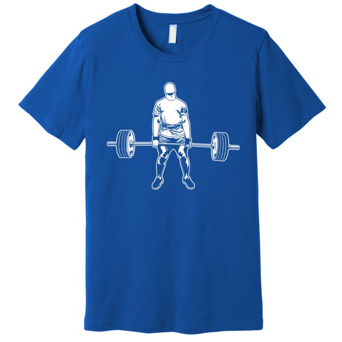 Deadlifter Heavyweight Weightlifter Powerlifter Deadlifting Meaningful Gift Premium T-Shirt