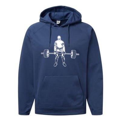 Deadlifter Heavyweight Weightlifter Powerlifter Deadlifting Meaningful Gift Performance Fleece Hoodie