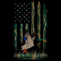 Duck Hunting Waterfowl Hunters Camo Flag Sustainable Bucket Hat