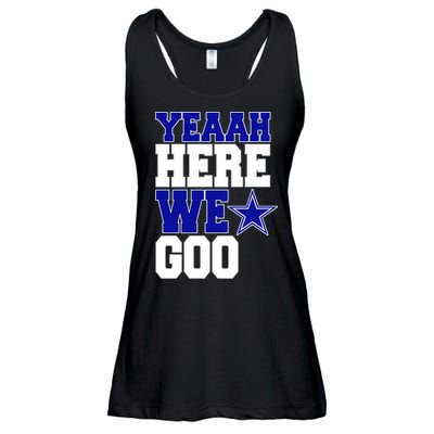 Dallas Here We Go Football Ladies Essential Flowy Tank