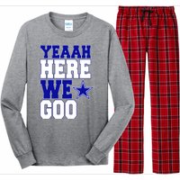 Dallas Here We Go Football Long Sleeve Pajama Set