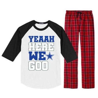 Dallas Here We Go Raglan Sleeve Pajama Set