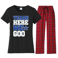 Dallas Here We Go Women's Flannel Pajama Set