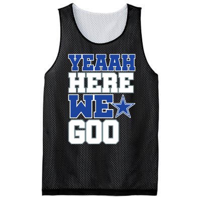 Dallas Here We Go Mesh Reversible Basketball Jersey Tank