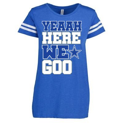 Dallas Here We Go Enza Ladies Jersey Football T-Shirt