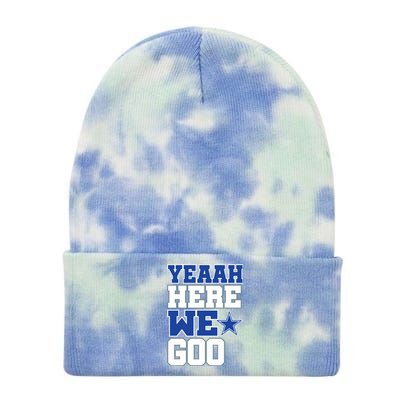 Dallas Here We Go Tie Dye 12in Knit Beanie