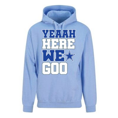 Dallas Here We Go Unisex Surf Hoodie