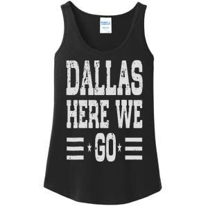 Dallas Here We Go Ladies Essential Tank