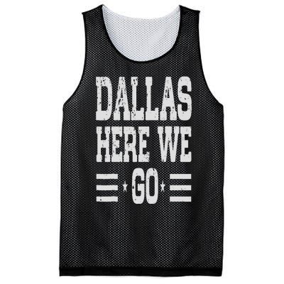 Dallas Here We Go Mesh Reversible Basketball Jersey Tank