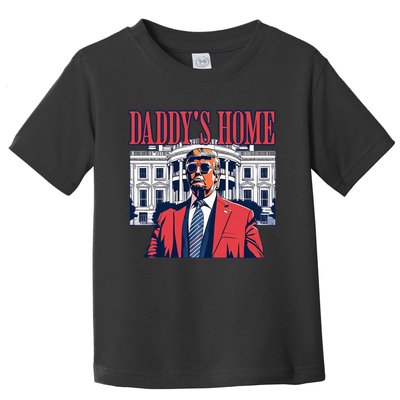 Daddys Home White House Trump 2024 Toddler T-Shirt