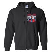 Daddys Home White House Trump 2024 Full Zip Hoodie