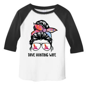 Dove Hunting Wife Messy Bun Funny Dove Hunter Mom Gift Toddler Fine Jersey T-Shirt