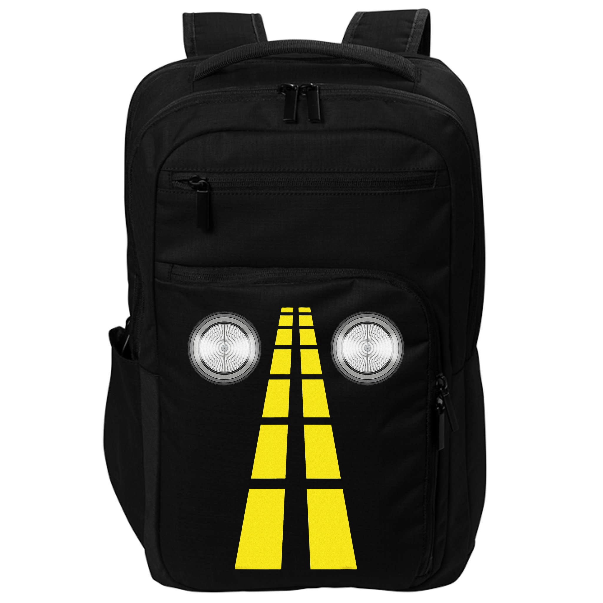 Deer Headlights With Road Markings Couples Costume Halloween Impact Tech Backpack