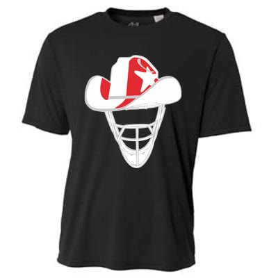 Derek Holland Wearing Texas Gold Lonestar Catchers Headbands Cooling Performance Crew T-Shirt