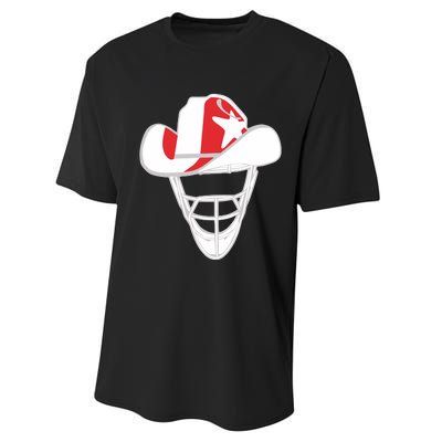 Derek Holland Wearing Texas Gold Lonestar Catchers Headbands Performance Sprint T-Shirt