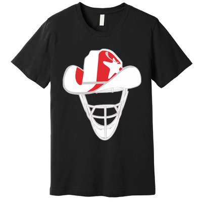 Derek Holland Wearing Texas Gold Lonestar Catchers Headbands Premium T-Shirt