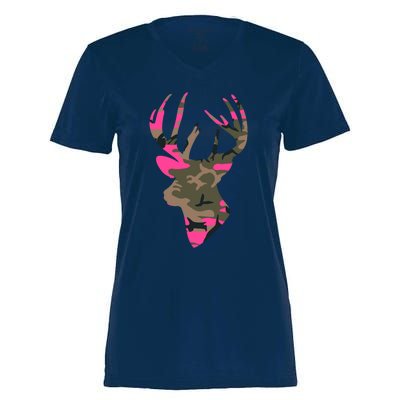 Deer Hoodie - Wo Camo Outfitter, Black Hoodie Gift Women's Momentum V-Neck T-Shirt