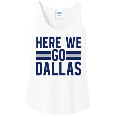 Dallas Here We Go Ladies Essential Tank