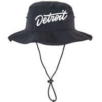 Detroit Hand Written Script Logo Legacy Cool Fit Booney Bucket Hat