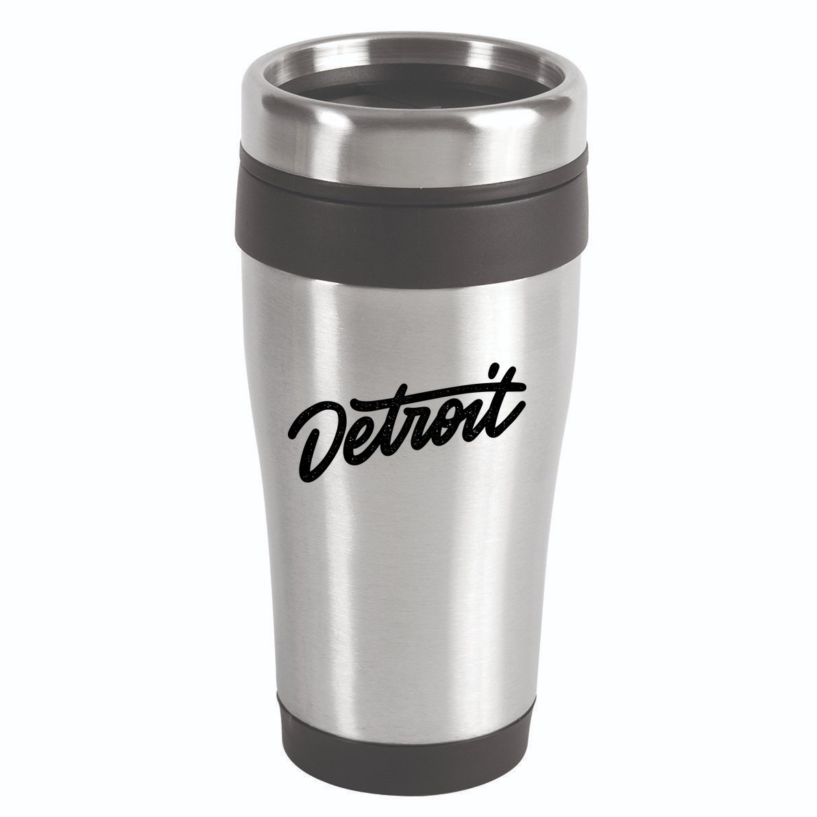 Detroit Hand Written Script Logo 16oz Travel Tumbler