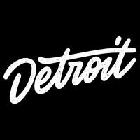 Detroit Hand Written Script Logo Zip Tote Bag