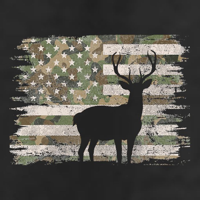 Deer Hunting Whitetail Camo American Us Flag Elk Buck Adult Drive Performance Visor
