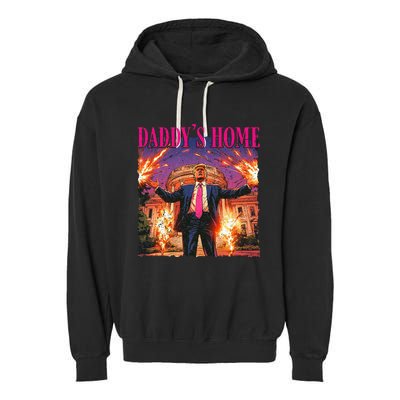 DaddyS Home White House Christmas 2024 Garment-Dyed Fleece Hoodie