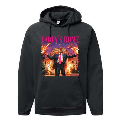 DaddyS Home White House Christmas 2024 Performance Fleece Hoodie