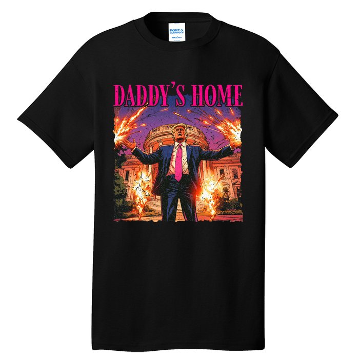 DaddyS Home White House Christmas 2024 Tall T-Shirt