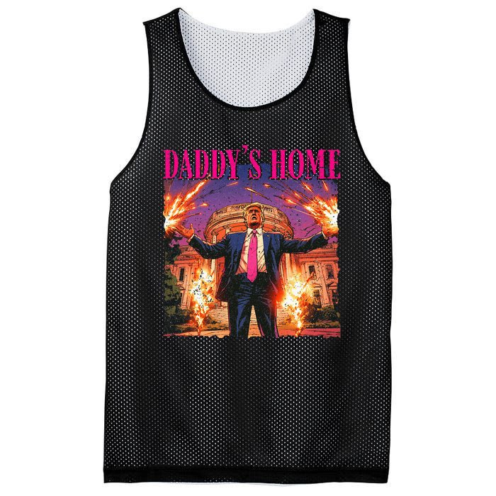 DaddyS Home White House Christmas 2024 Mesh Reversible Basketball Jersey Tank