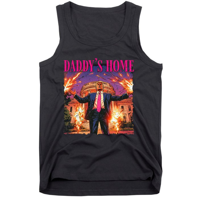 DaddyS Home White House Christmas 2024 Tank Top