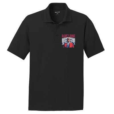 Daddys Home White House Trump 2024 PosiCharge RacerMesh Polo