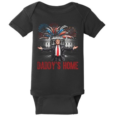 Daddys Home White House President Donald Trump Baby Bodysuit