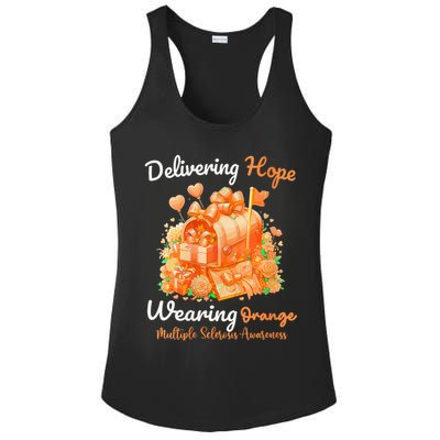 Delivering Hope Wearing Orange Multiple Sclerosis Awareness Ladies PosiCharge Competitor Racerback Tank