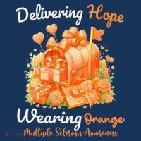 Delivering Hope Wearing Orange Multiple Sclerosis Awareness Sustainable Bucket Hat