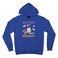 Dalmatian Halloween Witch Costume Dogs Witches Pun Gift Hoodie