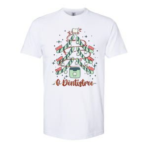 Dental Hygienist Xmas Tree Funny Christmas Dental Assistant Softstyle CVC T-Shirt