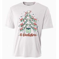 Dental Hygienist Xmas Tree Funny Christmas Dental Assistant Cooling Performance Crew T-Shirt