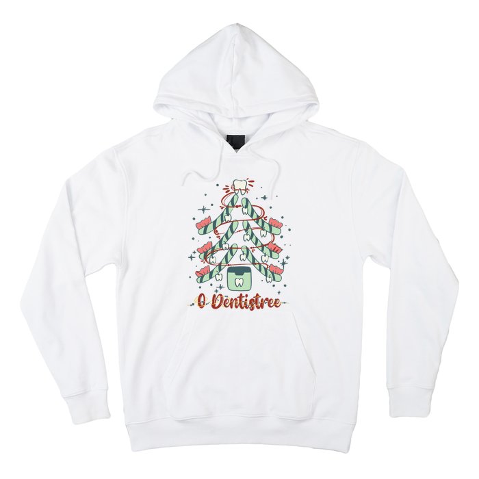 Dental Hygienist Xmas Tree Funny Christmas Dental Assistant Hoodie