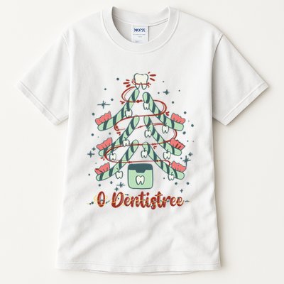 Dental Hygienist Xmas Tree Funny Christmas Dental Assistant Tall T-Shirt