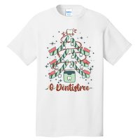 Dental Hygienist Xmas Tree Funny Christmas Dental Assistant Tall T-Shirt