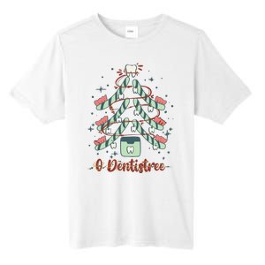 Dental Hygienist Xmas Tree Funny Christmas Dental Assistant Tall Fusion ChromaSoft Performance T-Shirt