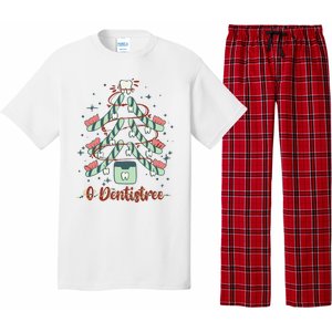 Dental Hygienist Xmas Tree Funny Christmas Dental Assistant Pajama Set