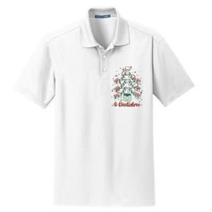 Dental Hygienist Xmas Tree Funny Christmas Dental Assistant Dry Zone Grid Polo